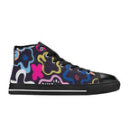 Floral In The Abstract - Women's High Top Canvas Shoes Womens Classic High Top Shoes Printed Offshore