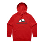Panda, Don't Disturb - Womens Hoodie Red Womens 2XL Womens Hoodie animal Printed In Australia