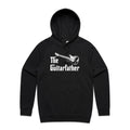 The Guitar Father Men's AS Colour Hoodie Black Mens Hoodie Dad Music Printed In Australia
