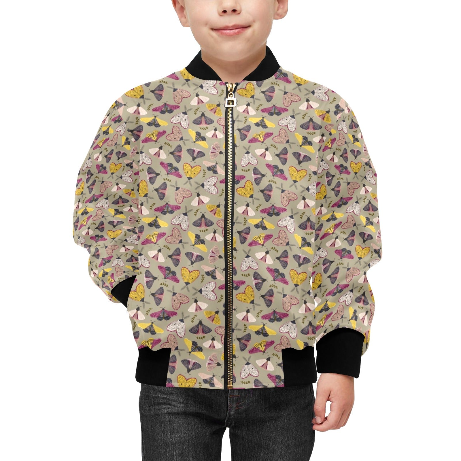 Pretty Moths Kids Bomber Jacket