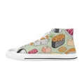 Sushi Men's High Top Canvas Shoes US14 Men's Classic High Top Canvas Shoes Printed Offshore