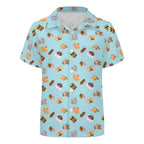 Classic Australian Food Icons Kids Cotton Short Sleeve Shirt