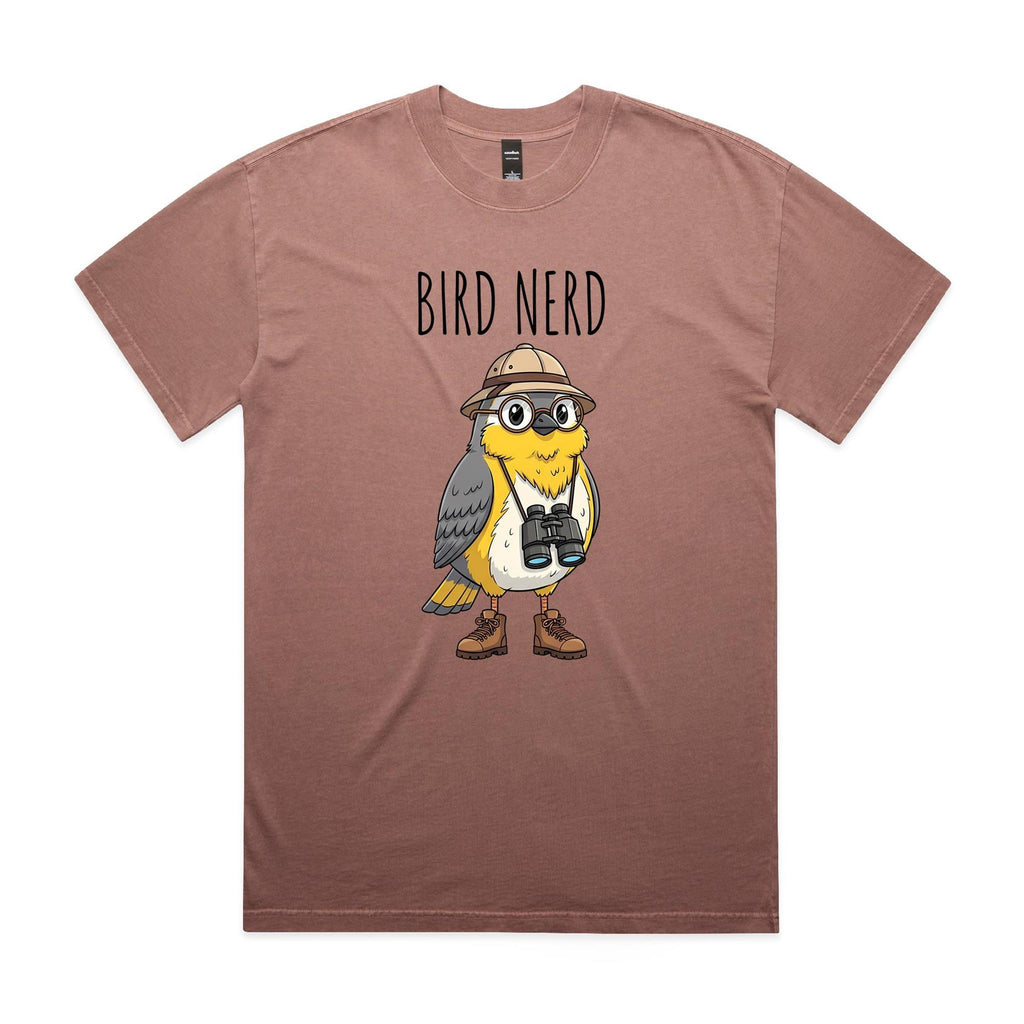 Bird Nerd - AS Colour Heavy Faded Tee