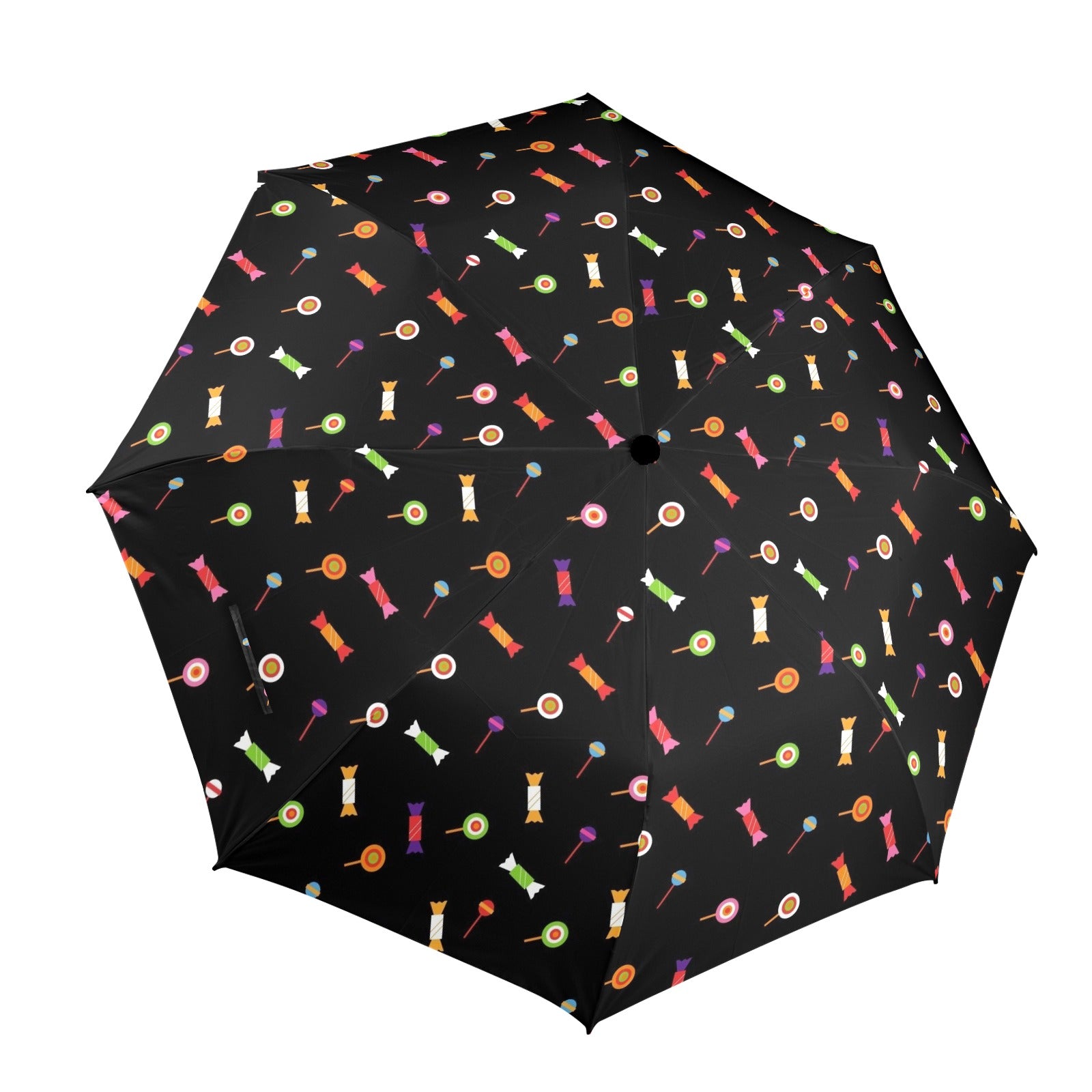 Candy - Semi-Automatic Foldable Umbrella (Model U12) One Size Semi-Automatic Foldable Umbrella (U12)