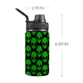 Aliens - Kids Water Bottle with Chug Lid (12 oz) One Size Kids Water Bottle with Chug Lid Printed Offshore Sci Fi