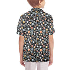 Eyes On Black Senior Kids Hawaiian Shirt