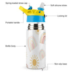 Pastel Rainbows - Little Kids Water Bottle Little Kids Water Bottle Printed Offshore