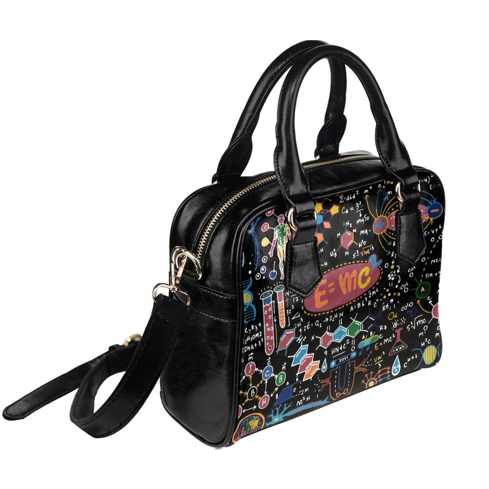 Science Time - Shoulder Handbag (Model 1634) Shoulder Handbags (1634)