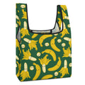 Happy Bananas Collapsible Shopping Bag white One size Foldable Shopping Bag Printed Offshore