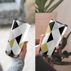 Triangles - 20oz Mobile Tumbler with Lid (Black Lock) 20oz Travel Mug Printed Offshore