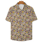 Pretty Moths Women's Collared Pocketless Short Sleeve Shirt