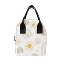 Pastel Rainbows - Zipper Lunch Bag One Size Zipper Lunch Bag Printed Offshore