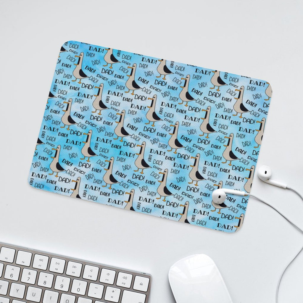 Dad Seagull Leather Mouse Pad Leather Mouse Pad animal Dad Printed Offshore