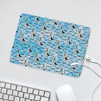 Dad Seagull Leather Mouse Pad Leather Mouse Pad animal Dad Printed Offshore