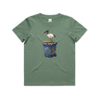 Bin Chicken Australian Ibis Kids AS Colour T-shirt