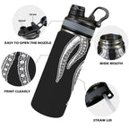 Octopus Tentacles - Insulated Water Bottle with Dual-Use Lid (18oz) Insulated Water Bottle with Dual-Use Lid (18oz) animal Ocean Printed Offshore