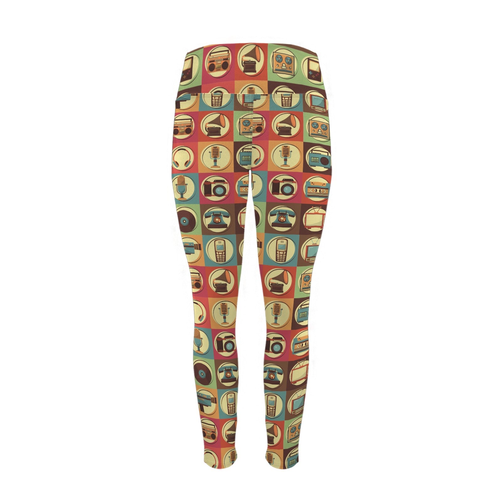 Retro Life - Women's High Waist Pockets Yoga Leggings