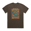 We Are All Different, But We All Swim Together AS Colour Heavy Faded Tee Unisex Faded brown Heavy Faded T-shirt animal Ocean Positivity Printed In Australia