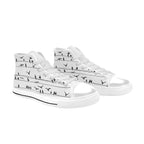 Birds On A Wire - Kids High Top Canvas Shoes
