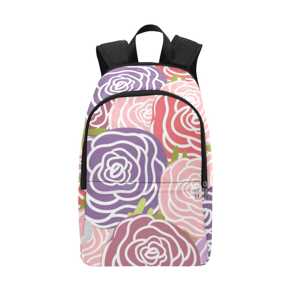 Abstract Roses - Fabric Backpack