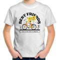Best Friends - Kids Youth T-Shirt White Kids Youth T-shirt Printed In Australia