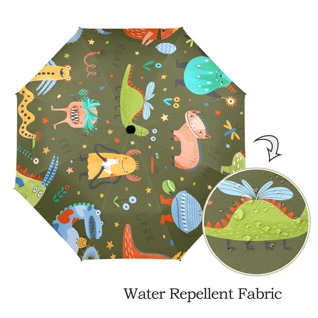 Monsters - Semi-Automatic Foldable Umbrella (Model U12) Semi-Automatic Foldable Umbrella (U12)