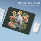 Cockatoo Leather Mouse Pad Leather Mouse Pad animal Printed Offshore