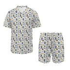 All About Space Men's Hawaiian Shirt & Shorts Set Men's Hawaiian Shirt & Shorts Set Printed Offshore Space
