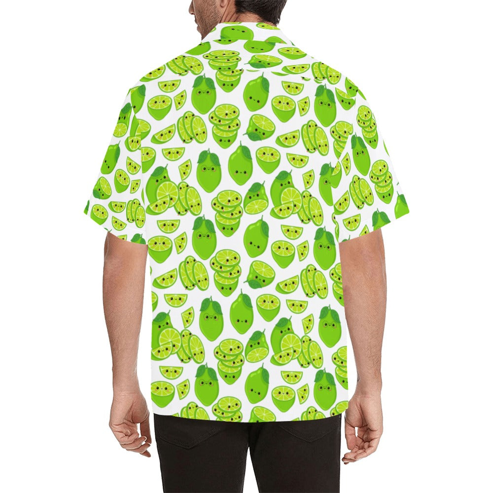 Cute Limes - Mens Hawaiian Shirt