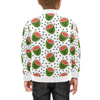 Watermelon Faces Kids Bomber Jacket Kids Bomber Jacket Food Printed Offshore