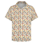 Beach Shack Women's Collared Pocketless Short Sleeve Shirt
