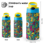 Crazy Creatures - Little Kids Water Bottle Little Kids Water Bottle Printed Offshore Sci Fi