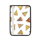 Pizza Slices On White Car Seat Belt Cover 7''x10'' (Pack of 2) Car Seat Belt Cover 7x10 (Pack of 2) Food Printed Offshore
