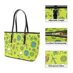 Go Green - Leather Tote Bag-Large