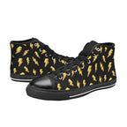 Lightning Bolts - Men's High Top Canvas Shoes