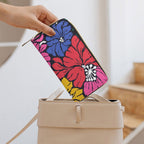 Bright And Bold Flowers - PU Leather Wallet