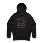 No Inspirational Quotes, Just Coffee - Mens Hoodie Black Mens Hoodie Coffee Printed In Australia