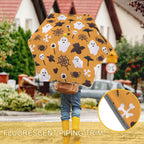 Halloween Ghosts Kids Safe Round Corner Umbrella