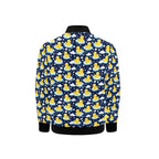 Rubber Ducks On Dark Kids Bomber Jacket