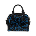 Blue Squiggle - Shoulder Handbag (Model 1634) One size Shoulder Handbags (1634)