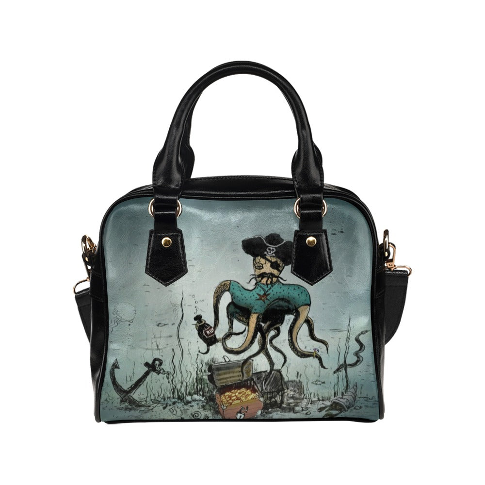 Octopus Pirate - Shoulder Handbag (Model 1634) Shoulder Handbags (1634)
