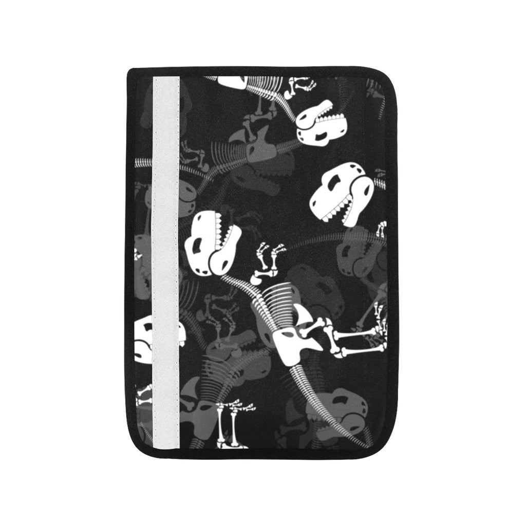 Dinosaur Skeleton Car Seat Belt Cover 7''x10'' (Pack of 2) Car Seat Belt Cover 7x10 (Pack of 2) animal Printed Offshore