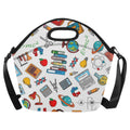School Time - Neoprene Lunch Bag One Size Neoprene Lunch Bag Printed Offshore