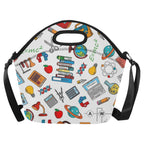 School Time - Neoprene Lunch Bag One Size Neoprene Lunch Bag Printed Offshore