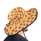 Cola Wide Brim Bucket Hat Wide Brim Bucket Hat Food Printed Offshore
