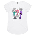 Funny Punctuation Women's AS Colour Scoop Neck T-Shirt