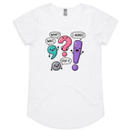 Funny Punctuation Women's AS Colour Scoop Neck T-Shirt