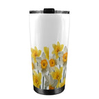 Daffodils - 20oz Mobile Tumbler with Lid (Black Lock) 20oz Travel Mug Plants Printed Offshore