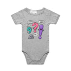 Funny Punctuation AS Colour Baby Bodysuit