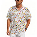Super Dog Men's Crinkle Hawaiian Shirt